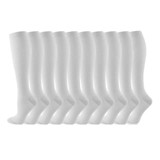 Foto 1 | Foto 1 | Kit 10pcs Calcetas De Compresión Talla L/xl Eo Safe Imports Esi-14210 Blanco