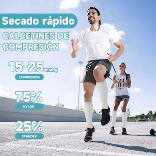 Foto 3 | Foto 3 | Kit 10pcs Calcetas De Compresión Talla L/xl Eo Safe Imports Esi-14210 Blanco