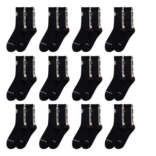 Foto 1 | Foto 1 | Calcetines Deportivos Eo Safe Imports Esi-17331 Negros para Hombre 12 Pares