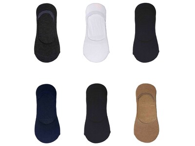 Foto 1 | Foto 1 | Calcetas Invisible Protector Pie para Hombre Gran Galeón Pack 6 Pares con Diferentes Colores