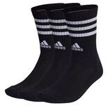 Calcetas Adidas Negras 3 Pares Unisex