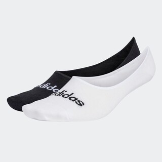 Foto 2 | Foto 2 | Calcetines Delgados Lineales Ballerina 2 Pares Adidas Blanco Unisex