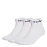 Calcetines Al Tobillo Linear 3 Pares Adidas Blanco Unisex