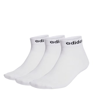 Foto 1 | Foto 1 | Calcetines Al Tobillo Linear 3 Pares Adidas Blanco Unisex