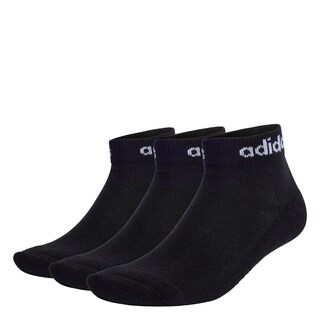 Foto 1 | Foto 1 | Calcetines Al Tobillo Linear 3 Pares Adidas Negro Unisex