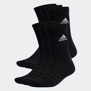 Foto 2 | Foto 2 | Calcetines Clásicos Acolchados Sportswear 6 Pares Adidas Negro Unisex
