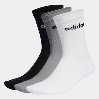 Foto 2 | Foto 2 | Calcetines Acolchados Linear 3 Pares Adidas Gris Unisex