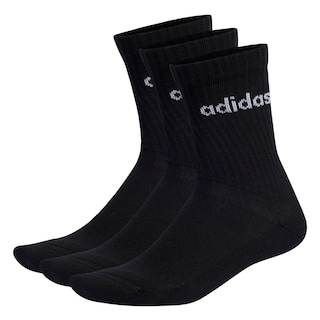 Foto 1 | Foto 1 | Calcetines Acolchados Linear 3 Pares Adidas Negro Unisex