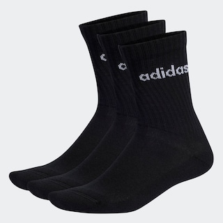 Foto 2 | Foto 2 | Calcetines Acolchados Linear 3 Pares Adidas Negro Unisex