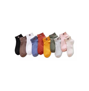 Foto 2 | Foto 2 | 10 Pares De Calcetines Cortos De Mujer Con Dibujo De Oso Colores