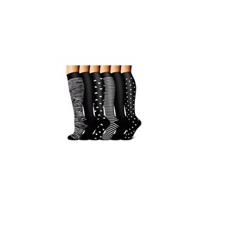 Foto 1 | Foto 1 | Set 6pares Medias Compresion Calcetas Alivia Varices Circulación Eo Safe Imports Esi-15333 Multicolor