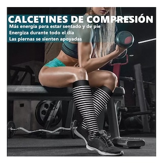 Foto 3 | Foto 3 | Set 6pares Medias Compresion Calcetas Alivia Varices Circulación Eo Safe Imports Esi-15333 Multicolor