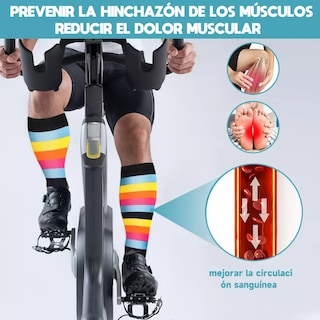 Foto 3 | Foto 3 | Calcetas de Compresión Eo Safe Imports ESI-16946 Multicolor 9 Pares