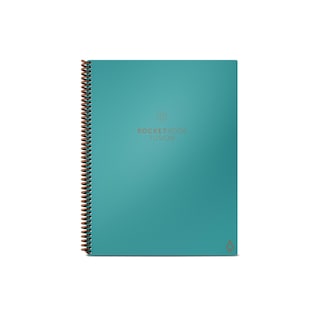 Foto 1 | Foto 1 | Cuaderno Inteligente Rocketbook Fusion 7 Plantillas De Página Carta, Turquesa.