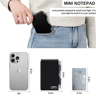 Foto 4 | Foto 4 | Venta Internacional-Cuaderno Amassan color Negro con Bolígrafo