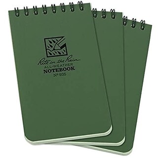 Foto 1 | Foto 1 | Venta Internacional- Cuaderno Rite In The Rain Resistente A La Intemperie 3'' X 5'' Cubierta Verde