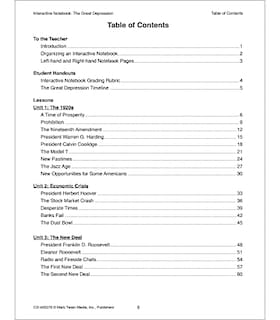 Foto 4 | Foto 4 | Venta Internacional- Cuaderno Interactivo de Estudios Sociales Mark Twain Media The Great Depression: Grados 5-8