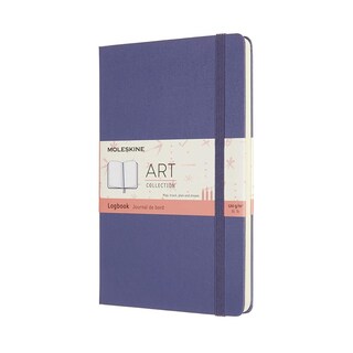 Foto 1 | Foto 1 | Libreta Moleskine Art Logbook Grande Violeta Punteada Pdura