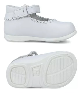 Foto 5 | Foto 5 | Zapatos Coqueta Blancos para Niña
