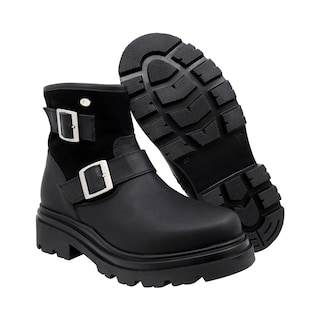 Foto 6 | Foto 6 | Bota De Piel Para Niña Coqueta 431600-a Negro