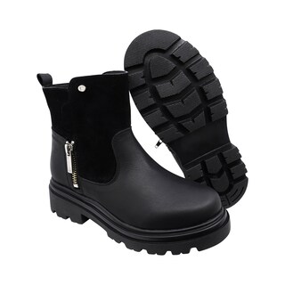 Foto 6 | Foto 6 | Bota De Piel Para Niña Coqueta 431601-a Negro