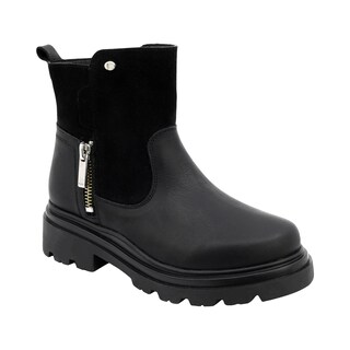 Foto 1 | Foto 1 | Bota De Piel Para Niña Coqueta 431601-a Negro