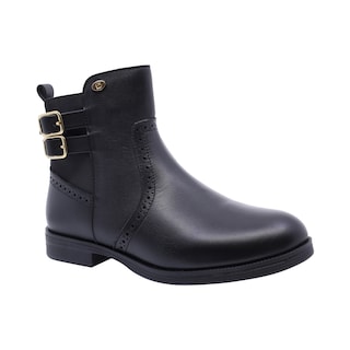 Foto 1 | Foto 1 | Bota De Piel Para Niña Coqueta 92314-a Negro