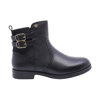 Foto 2 | Foto 2 | Bota De Piel Para Niña Coqueta 92314-a Negro