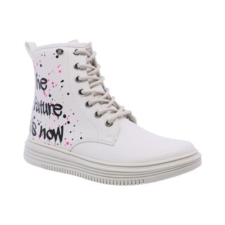 Foto 1 | Foto 1 | Bota Para Niña Con Ajuste De Agujetas Coqueta 431400-l Beige