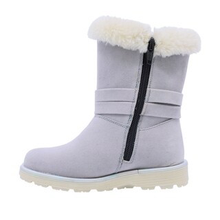 Foto 5 | Foto 5 | Bota De Invierno Para Niña Coqueta 93604-r Gris Con Luces