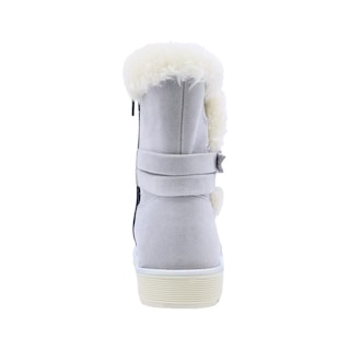 Foto 4 | Foto 4 | Bota De Invierno Para Niña Coqueta 93604-r Gris Con Luces