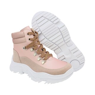 Foto 6 | Foto 6 | Bota Para Niña Con Ajuste De Agujetas Coqueta 431303-i Rosa