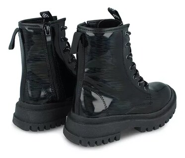 Foto 4 | Foto 4 | Bota-botín Tropicana 64001 Niña Charol-sintético Negro Urbano