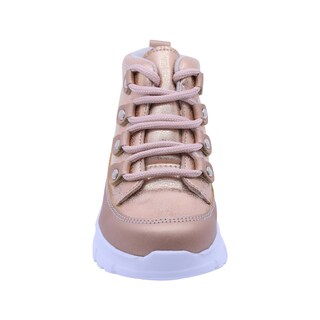 Foto 2 | Foto 2 | Coqueta Botín Para Niña Dorado Rosa