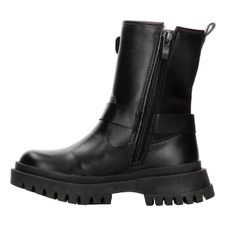 Foto 5 | Foto 5 | Botas Niña Tropicana Negro Doble Hebilla Zipper Plataforma Negro