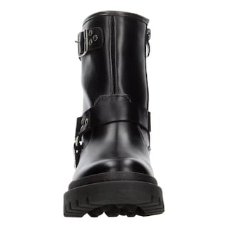 Foto 6 | Foto 6 | Botas Niña Tropicana Negro Doble Hebilla Zipper Plataforma Negro