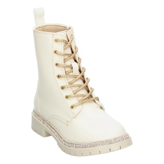 Foto 4 | Foto 4 | Botines Niña Tropicana Beige Casual Borcegos Cinta Ajustable Beige