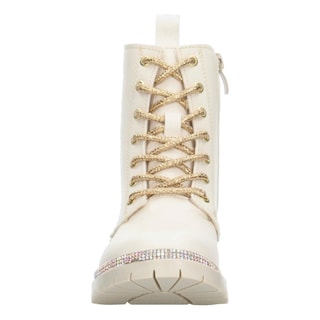 Foto 6 | Foto 6 | Botines Niña Tropicana Beige Casual Borcegos Cinta Ajustable Beige