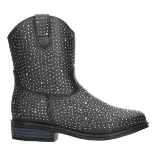Foto 1 | Foto 1 | Botas Vaqueras Niña Negro Con Brillos Tacón 3 Cm Negro