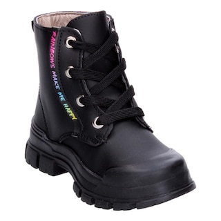 Foto 2 | Foto 2 | Bota Yuyin Negro Con Ajuste De Cintas Para Niña Negro