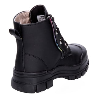 Foto 5 | Foto 5 | Bota Yuyin Negro Con Ajuste De Cintas Para Niña Negro