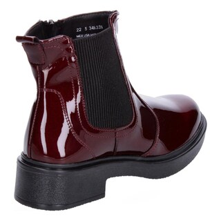 Foto 5 | Foto 5 | Bota Yuyin Vino Acabado Charol Para Niña Vino