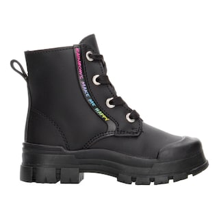 Foto 1 | Foto 1 | Bota Yuyin Negro Con Ajuste De Cintas Para Niña Negro