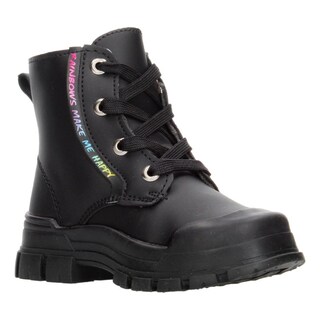 Foto 3 | Foto 3 | Bota Yuyin Negro Con Ajuste De Cintas Para Niña Negro