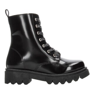 Foto 1 | Foto 1 | Bota Casual Para Niña Jakuna Negro Cintas Ajustables Zipper Negro