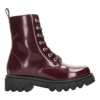 Foto 1 | Foto 1 | Bota Casual Niña Jakuna Color Vino Zipper Cintas Ajustables Vino