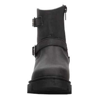 Foto 6 | Foto 6 | Bota Casual Niña Jakuna Negro Doble Hebilla Tacón 3cm Urbano Negro