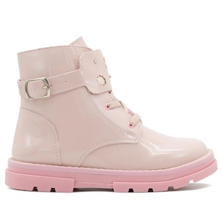 Foto 6 | Foto 6 | Botas Para Niña Moda Chunky Suela Cosida Con Hebilla Rosa Claro