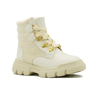 Foto 5 | Foto 5 | Bota Karsten Con Brillos Para Niña Antiderrapante Casuales Beige