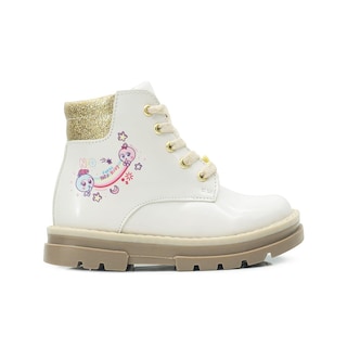Foto 6 | Foto 6 | Botas Botines Distroller Niña Invierno Charol Hueso 15-17 Beige